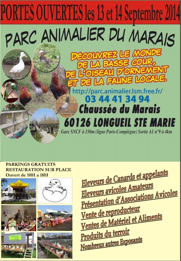 Portes ouvertes parc animalier du marais