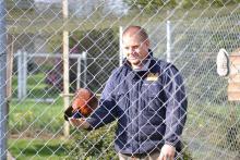 Médéric Tanneau et, son très familier tragopan!