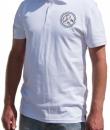 Polo manches courtes blanc
